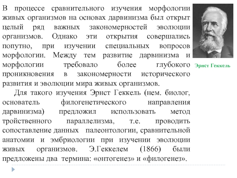 Основы дарвинизма. 4. Учение о филэмбриогенезах (а.н. Северцов).. Северцов о филэмбриогенезах а.н. Учение Северцова о филэмбриогенезах. Сравнительная морфология.