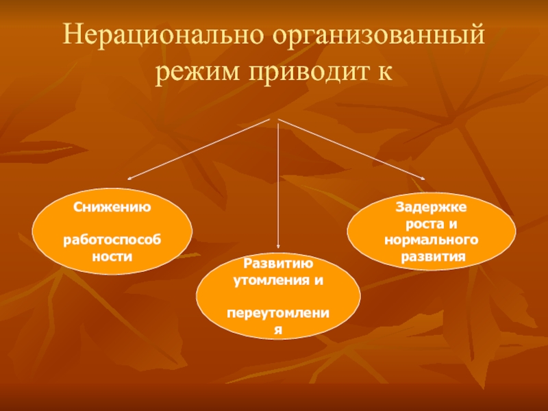 Режимов приведенными в. Нерационально организованный режим. Нерационально организованный режим дня. Нерационально. Нерациональный отдых.