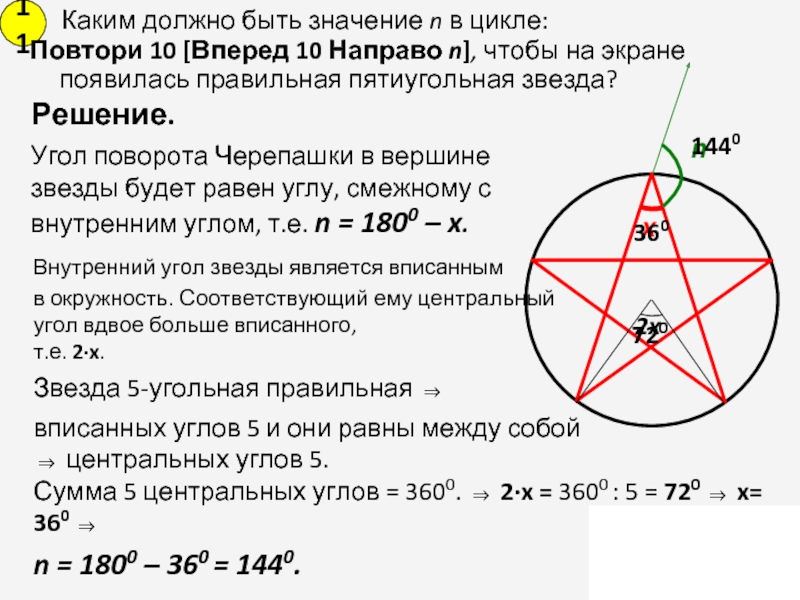 Что будет результатом исполнения черепашкой алгоритма повтори 8 направо 45 вперед 45 решение рисунок