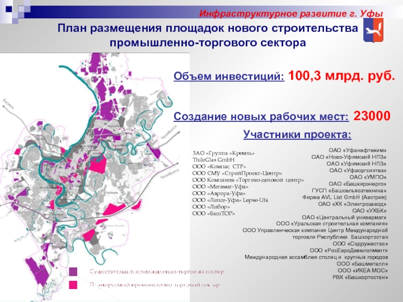 Ооо г уфа. Карта завода Уфанефтехим. Инвестиционные проекты Уфанефтехим. Уфанефтехим Уфа карта. НПЗ Уфа на карте.