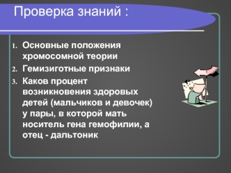 Проверка знаний :