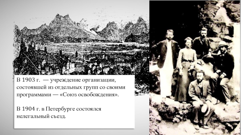 Союз 1904. Союз освобождения 1904. Лидер партии Союз освобождения. Союз освобождения 1903. Программа Союза освобождения 1904.