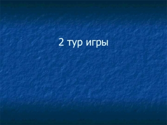 2 тур игры