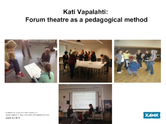 Forum theatre as a pedagogical method