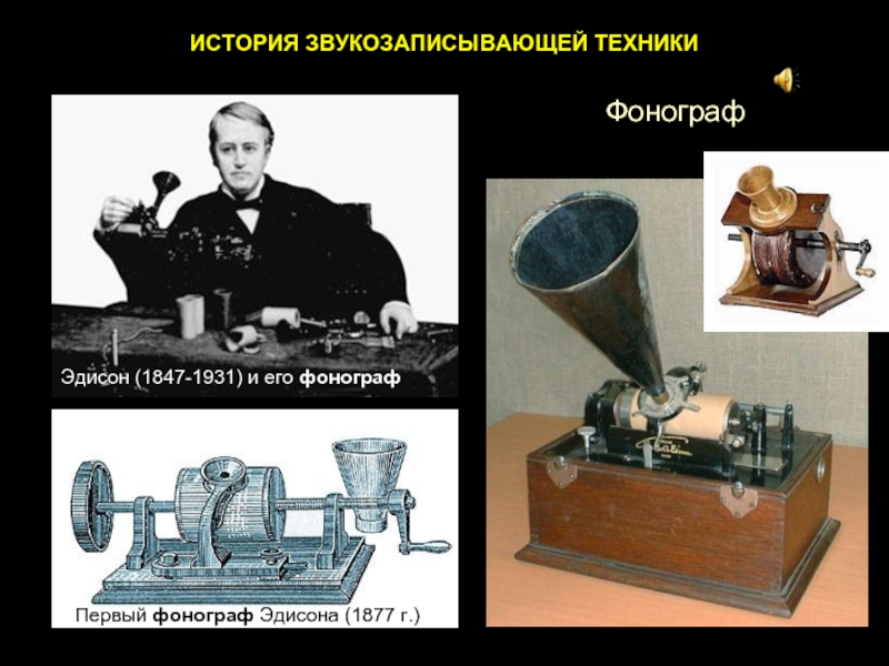 История звукозаписывающей техники презентация