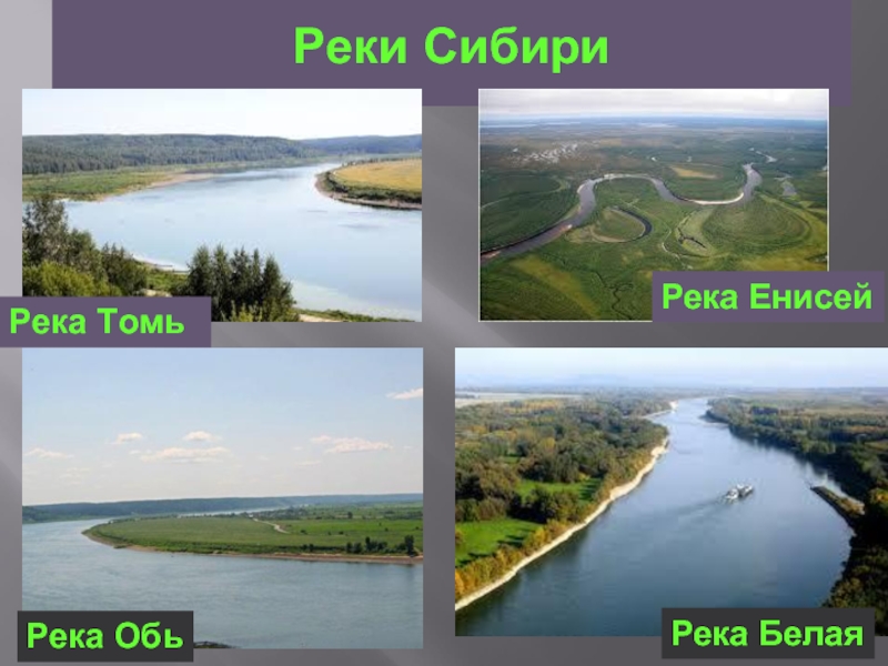 3 крупные реки сибири