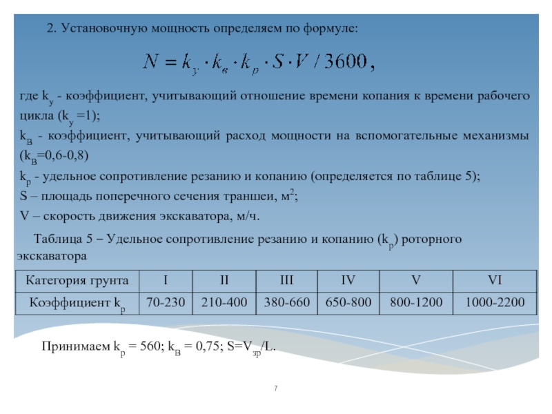 Объем участка. Установочная мощность формула. Коэффициент, учитывающий угол поворота на разгрузку. Коэффициент, учитывающий время на передвижение экскаватора. Коэффициент учитывающий мощность.