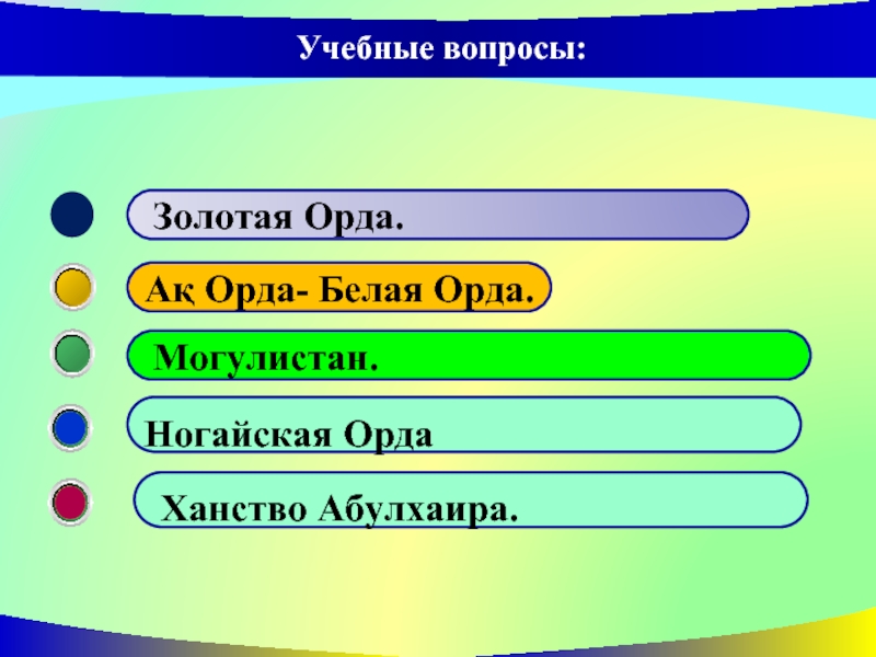 Реферат: Средневековые государства на территории Казахстана (ХIV-XV века)