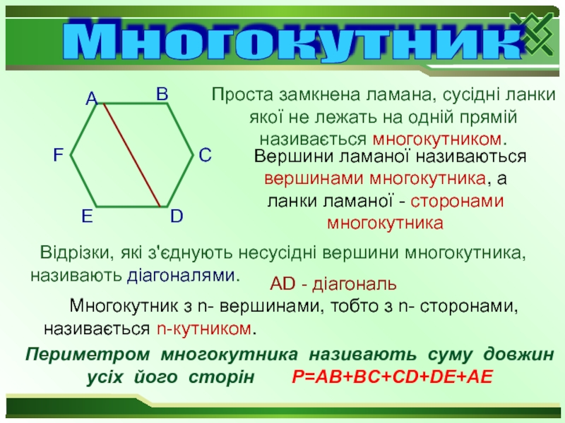 Реферат: Многокутники. Різновиди многокутників