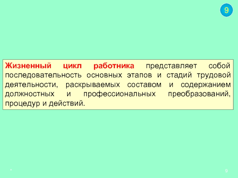 Презентация представляет собой последовательность