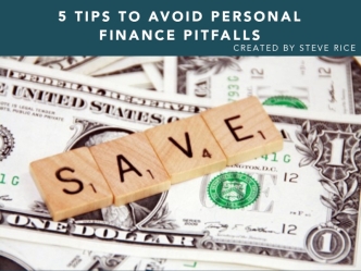 5 Tips to Avoid Personal Finance Pitfalls