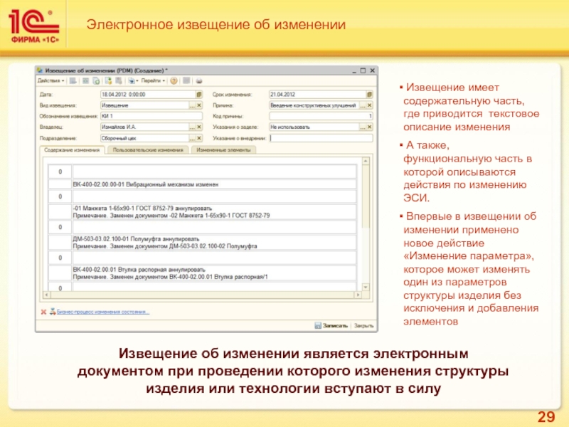 Описание изменения. Электронные извещения. Коды извещений об изменении. Извещение добавление новых данных. Как проводить извещение.