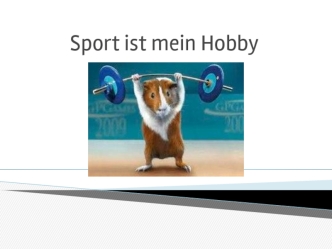 Sport ist mein Hobby