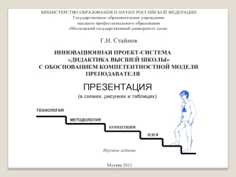 ПРЕЗЕНТАЦИЯ
(в схемах, рисунках и таблицах)