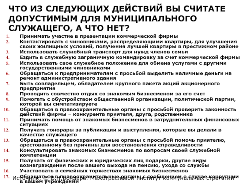 Проверка правомерности действий. Отдых муниципального служащего. Правовое регулирование противодействия коррупции. Правомерность действий это. Презентация муниципального служащего на конкурс.