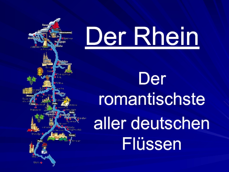 Der rhein kommt aus den