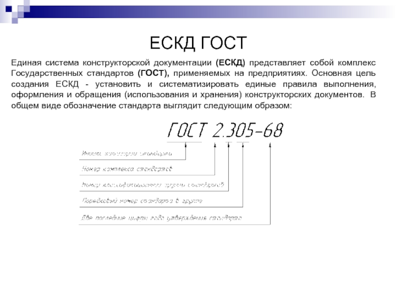 Децимальный номер. Гос стандарты ЕСКД. Структурные элементы комплекса стандартов ЕСКД. ГОСТ Единая система конструкторской документации ЕСКД. Номер комплекса стандартов ЕСКД.