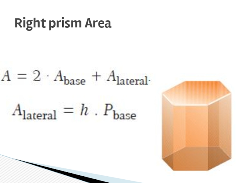 Right prism Area