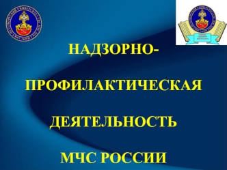 Надзорно-профилактическая деятельность МЧС России