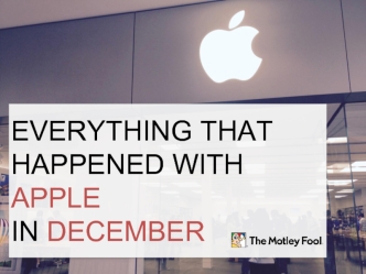 EVERYTHING THAT HAPPENED WITH APPLE 
IN DECEMBER