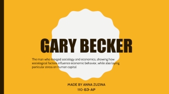 Gary Becker