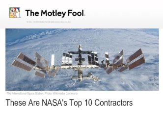 These Are NASA's Top 10 Contractors