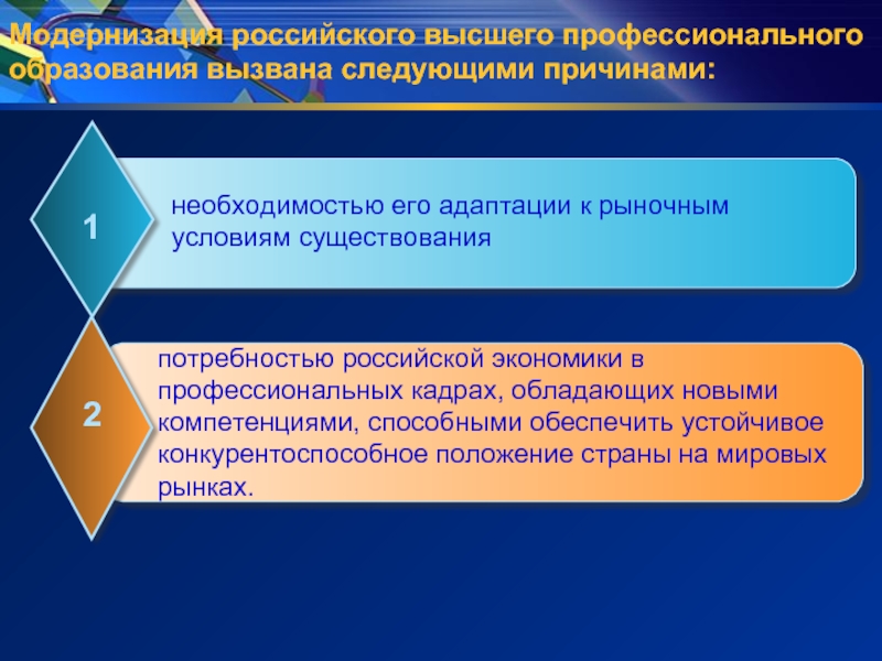 Почему следующая. Модернизация высшего профессионального образования. Модернизация высшего образования в России презентация. Необходимость контроля объясняется следующими причинами. Потребности Российской экономики.