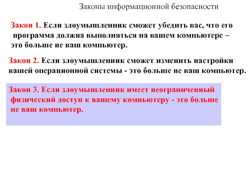 2 закона о защите информации. Компьютер и закон. Закон информационности и упорядоченности. Информационное законодательство это ответ. Непреложная закономерность это.