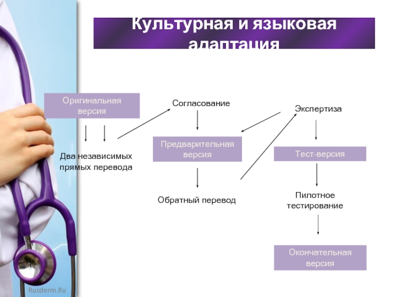 Языковая адаптация. Экспертиза версия.