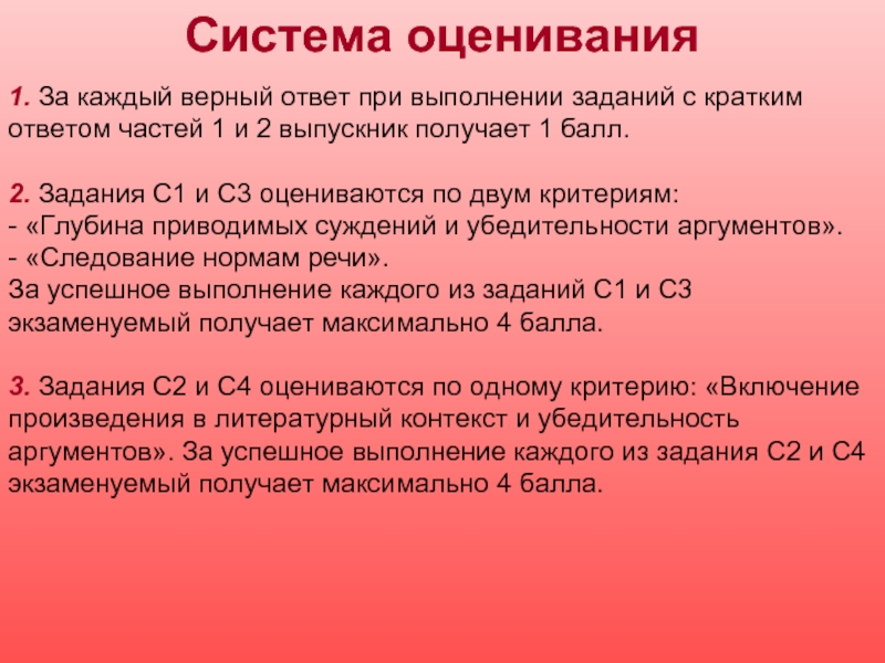 1 балл верный ответ. Задания с кратким ответом оцениваются. ЕГЭ по литературе 17 задание баллы.