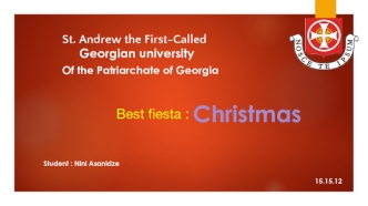 Best fiesta: Christmas