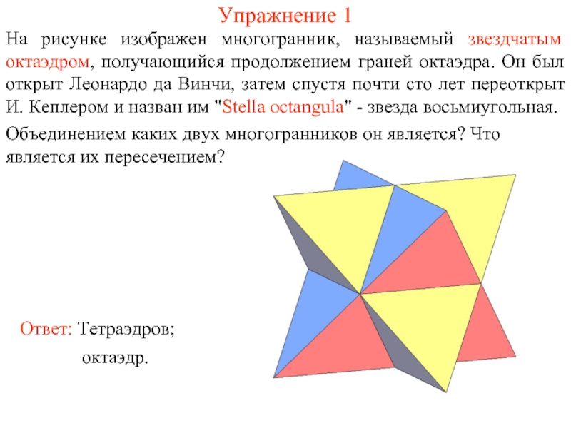 Схема звездчатого октаэдра