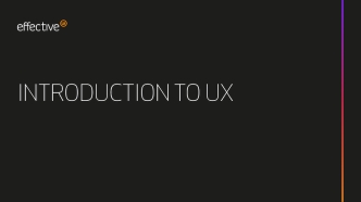 Introduction to UX