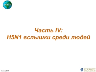 Часть IV: H5N1 вспышки среди людей