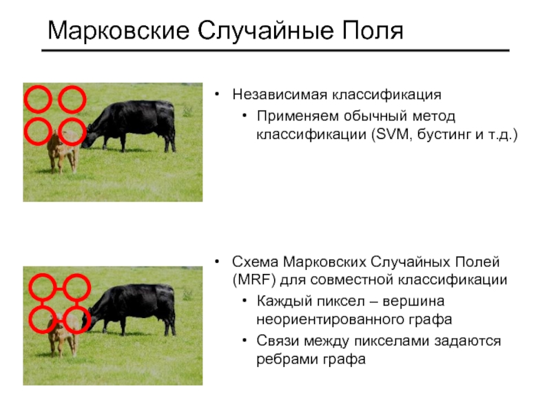 Случайное поле. Марковские случайные поля. Семантическая сегментация. Условные случайные поля.