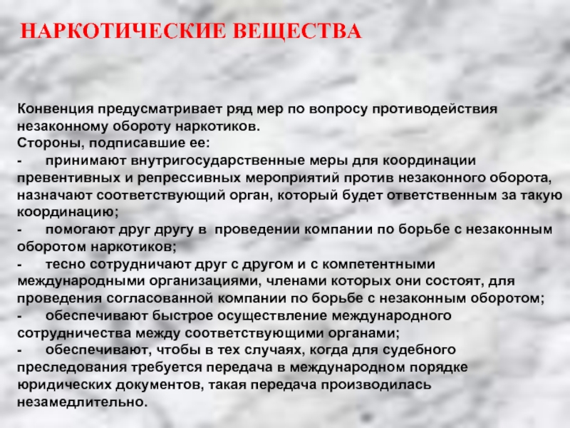 План мероприятий по противодействию незаконному обороту наркотиков