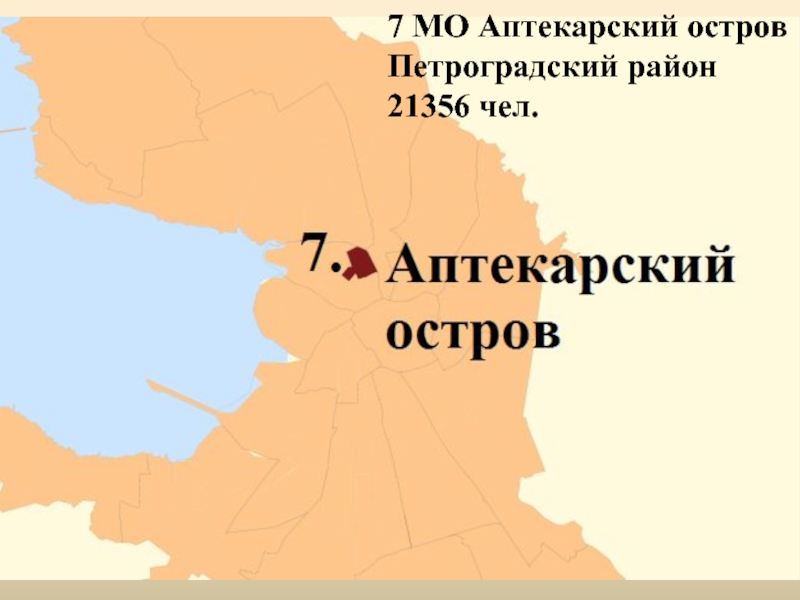 Муниципальный округ 7. Презентация Аптекарский остров. Петроградский район, муниципальный округ Аптекарский остров. МО Аптекарский остров на карте.