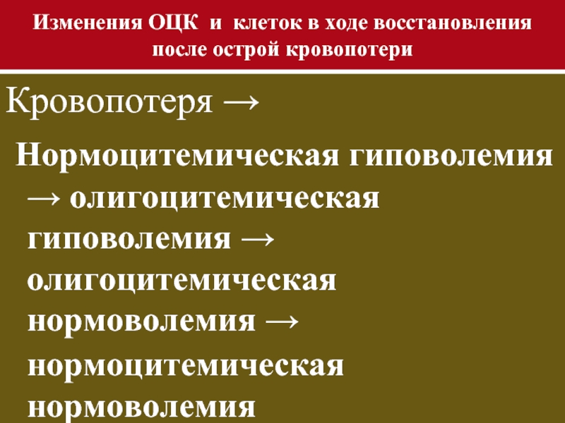 В ходе восстановления