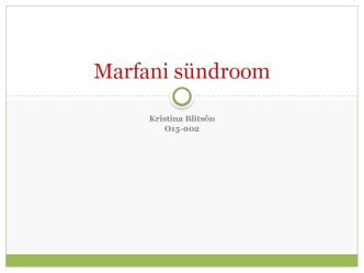 Marfani sündroom