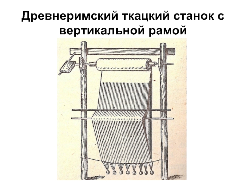 Ткацкий станок старинный схема