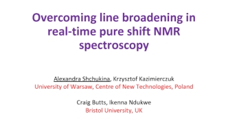 Overcoming line broadening in real-time pure shift NMR spectroscopy