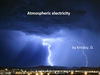 Atmospheric electricity