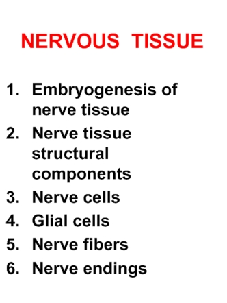 Nervous tissue