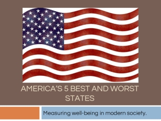 America’s 5 best and worst states