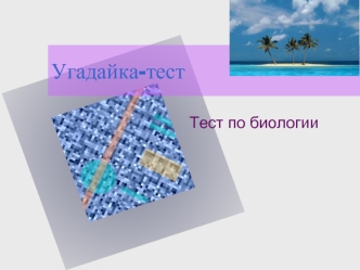 Угадайка-тест