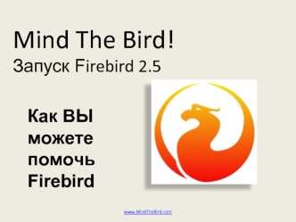 Mind The Bird!Запуск Firebird 2.5