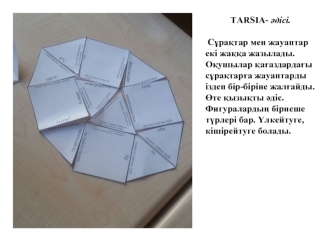 TARSIA- компьютерлік бағдарлама