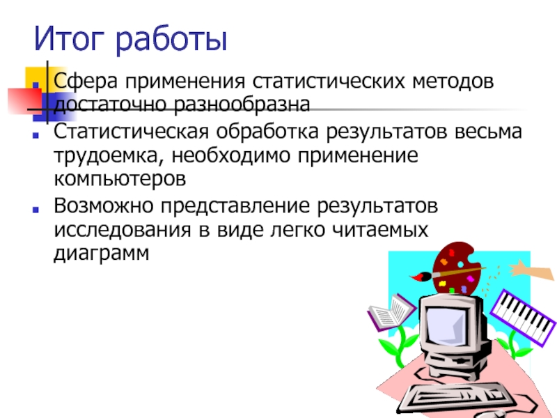 Необходима для использования. Обработка результатов исследования на компьютере картинки.