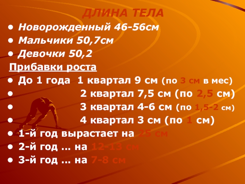 56 сантиметров. Длина тела (см). Длина тела мальчик, см. 56 См. Длина тела ребенка кварталы.