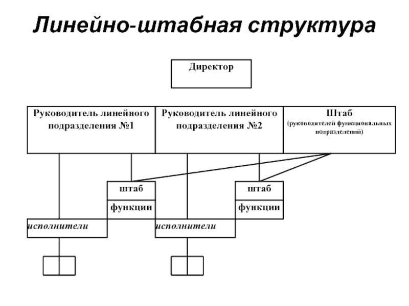 Виды организационной структуры схемы